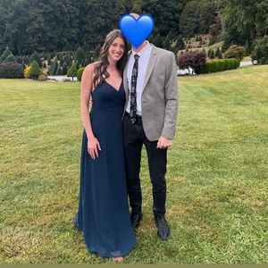 Azazie Davis Dark Navy Bridesmaid Dress